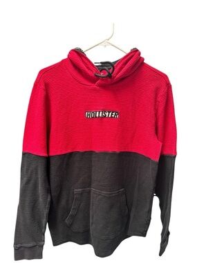 Hollister Men’s Hoodie Size [Size] Colorblock Pullover Casual Sweatshirt